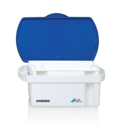 Hygobox blauw deksel wit insert