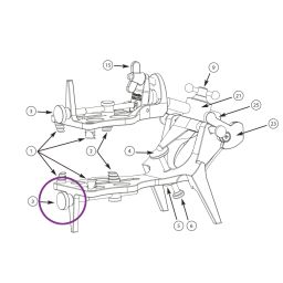 Klemschroef Galetti-articulator