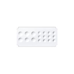 SlimPad Micro reservemengplaat 18 vakjes klein/groot