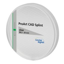 ProArt CAD splint 98,5 clear H20 