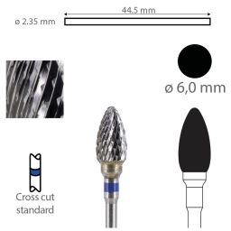 HM-frees TC 76 X 6 mm