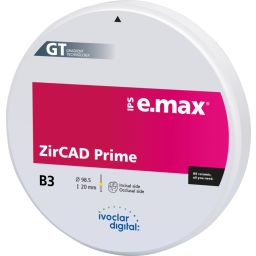 IPS e.max ZirCAD Prime 98.5 B3 H20 