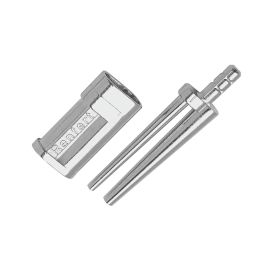 Bi-pin met metalen huls lang (1000)