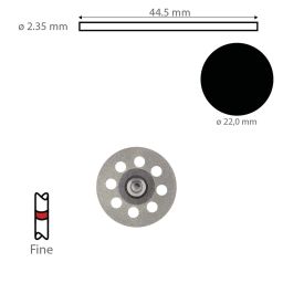 Diamantschijf 353F HP 220