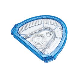 Sokkelhouder compleet voor snapper 76 x 66 x 11,9 mm blauw-transparant maat 0 (100)