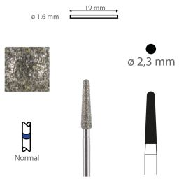 Diamant 850 199 FG Ø 2,3 mm (5)