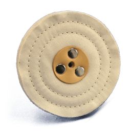 Polijstschijf 29c/100 LK gestikt linnen/leder grof