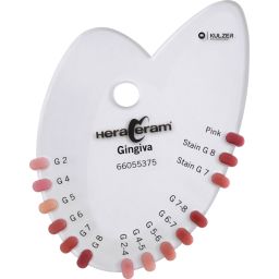 Kleursleutel HeraCeram Zirkonia 750 gingiva