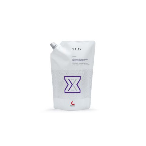 XPLEX hot/cold polymeer 500 g 1 Soft pink, niet geaderd transparant