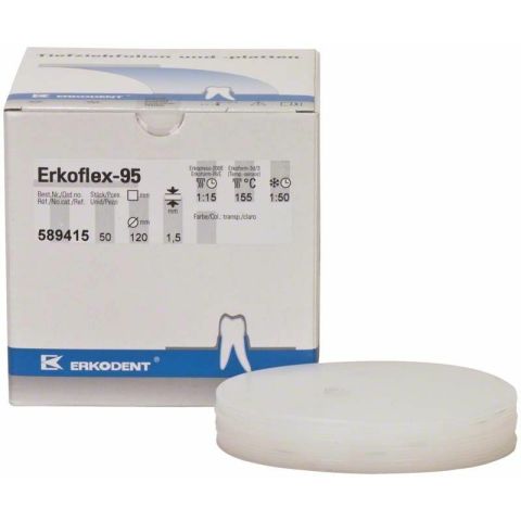 Erkoflex-95 dieptrekfolie transparant 1,5 x 120 mm (50)