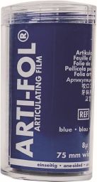 BK73 Arti-Fol articulatiefolie enkelzijdig 75 mm x 20 m blauw 8 µm