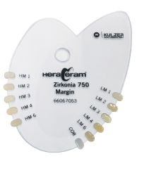 HC-Zirkonia 750 kleursleutel Margin
