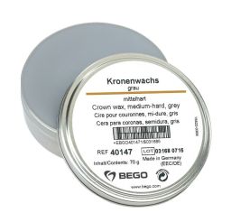 Kronenwas 70 g grijs mediumhard 